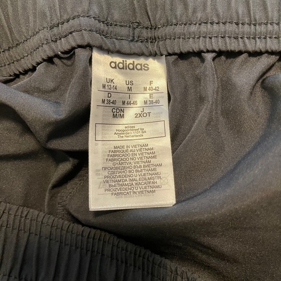 Adidas 3 Stripe woven athletic short sz M - Picture 5 of 5